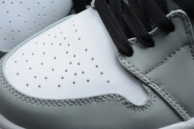 Rep Mid Smoke AIR 1 Jordan Light 554724-092 Grey 0701